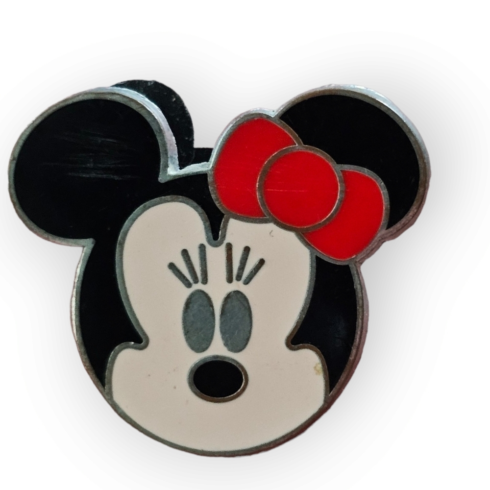 Minnie mouse cartoon‎ face trading pin